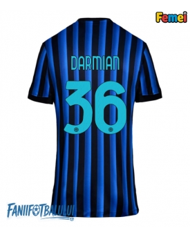 Inter Milan Matteo Darmian #36 Tricou Fotbal Replică 2025-26 Femei Acasa